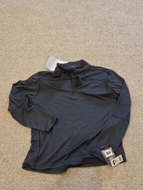 Storm Creek Men's Quarter Zip in Charcoal Gray